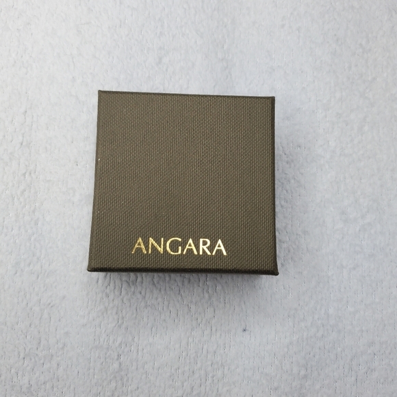 Angara Natural Amethyst Birthstone Sterling Silver Stud Earrings - Picture 8 of 8